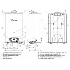 Проточный газовый водонагреватель Neva 4513М (белый)
