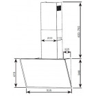 Вытяжка наклонная Centek CT-1829-60