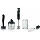 Блендер Bosch MSM4B623 ErgoMaster, погружной, черный, 1000 Вт, с ножом из 4 лезвий