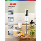 Погружной блендер Bosch ErgoMaster MSM4W421, 800Вт, плавная регулировка, белый